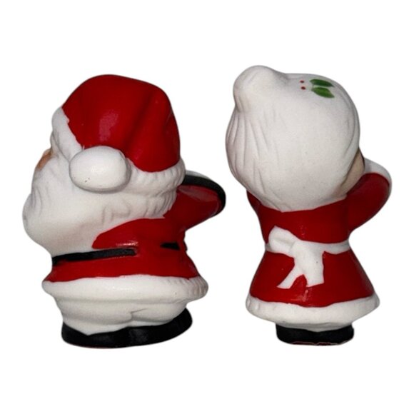 Vintage Christmas Candle Climbers Huggers Santa & Mrs. Santa Claus Beacon Hill - Picture 4 of 8